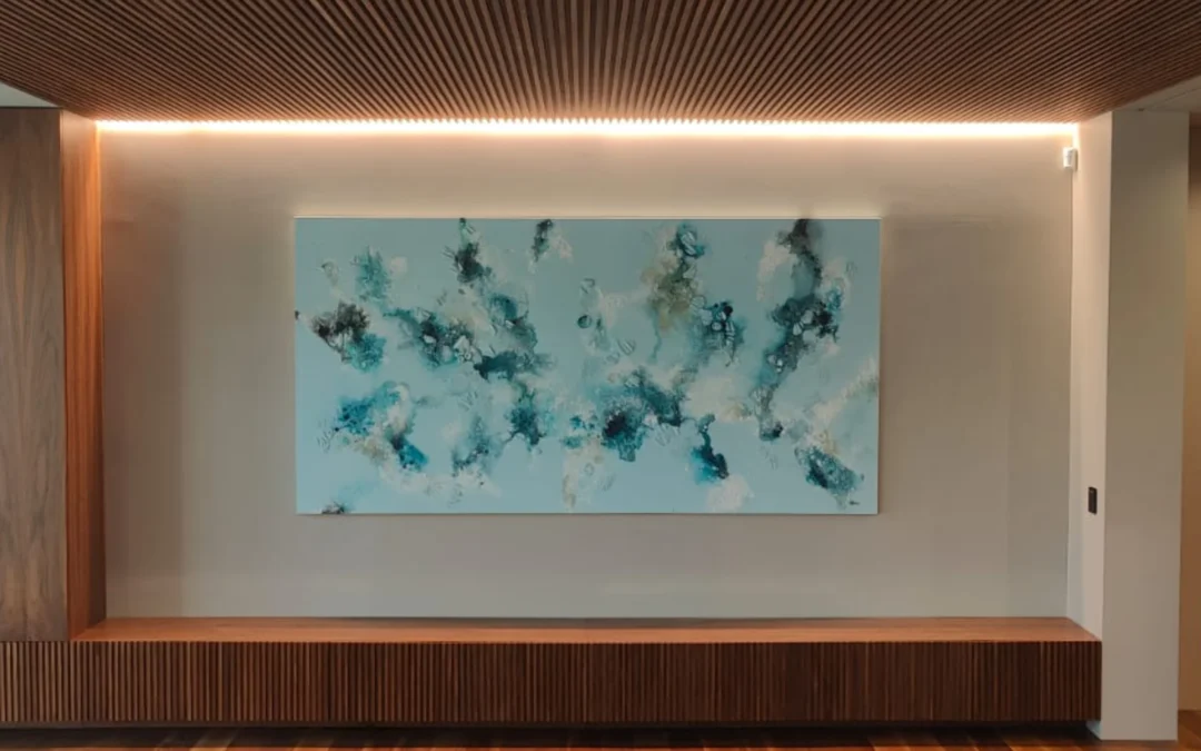 Obra de Pintura e Escultura Original MONA "Oceano Suspenso"